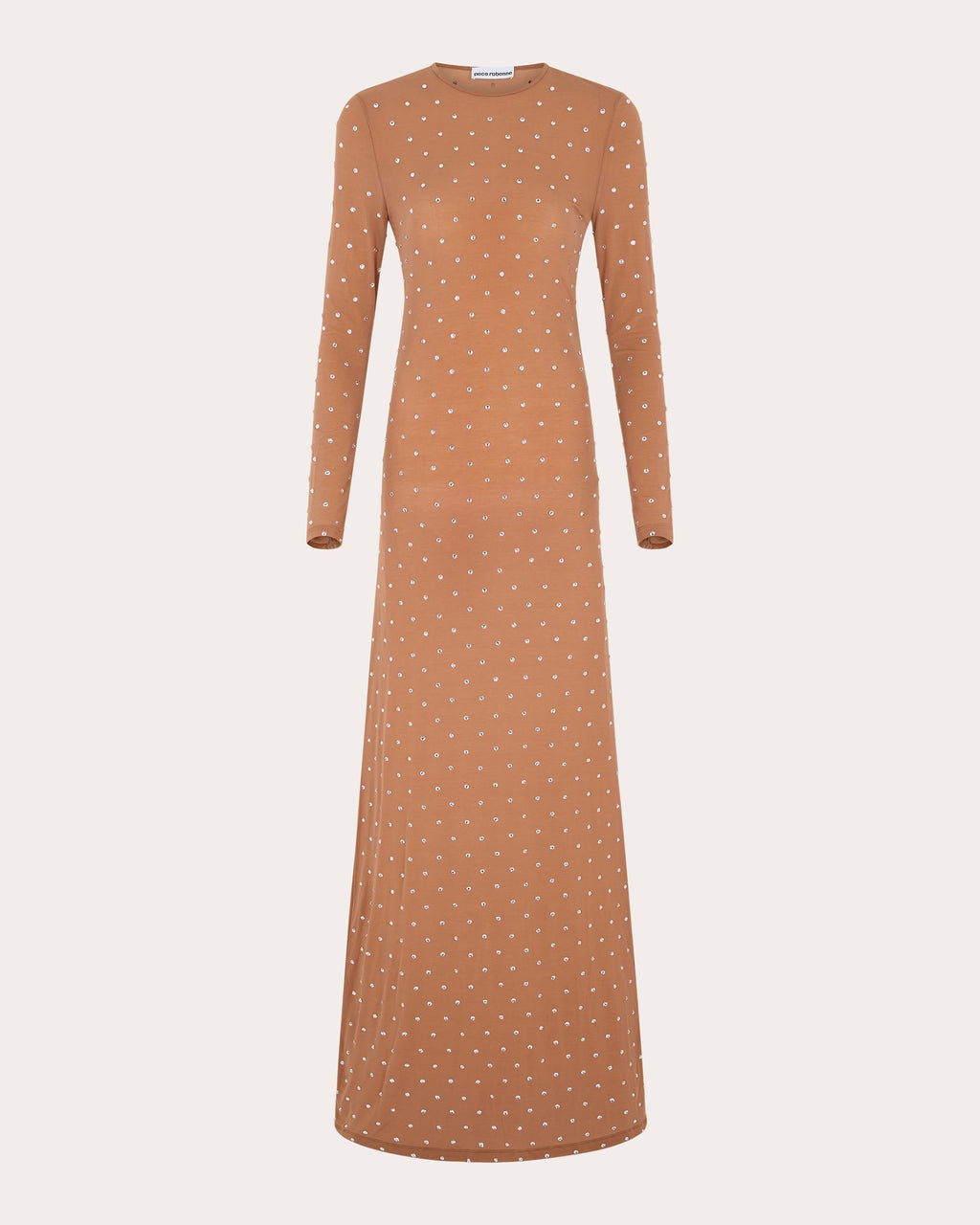 Crystal-Embellished Jersey Maxi Dress