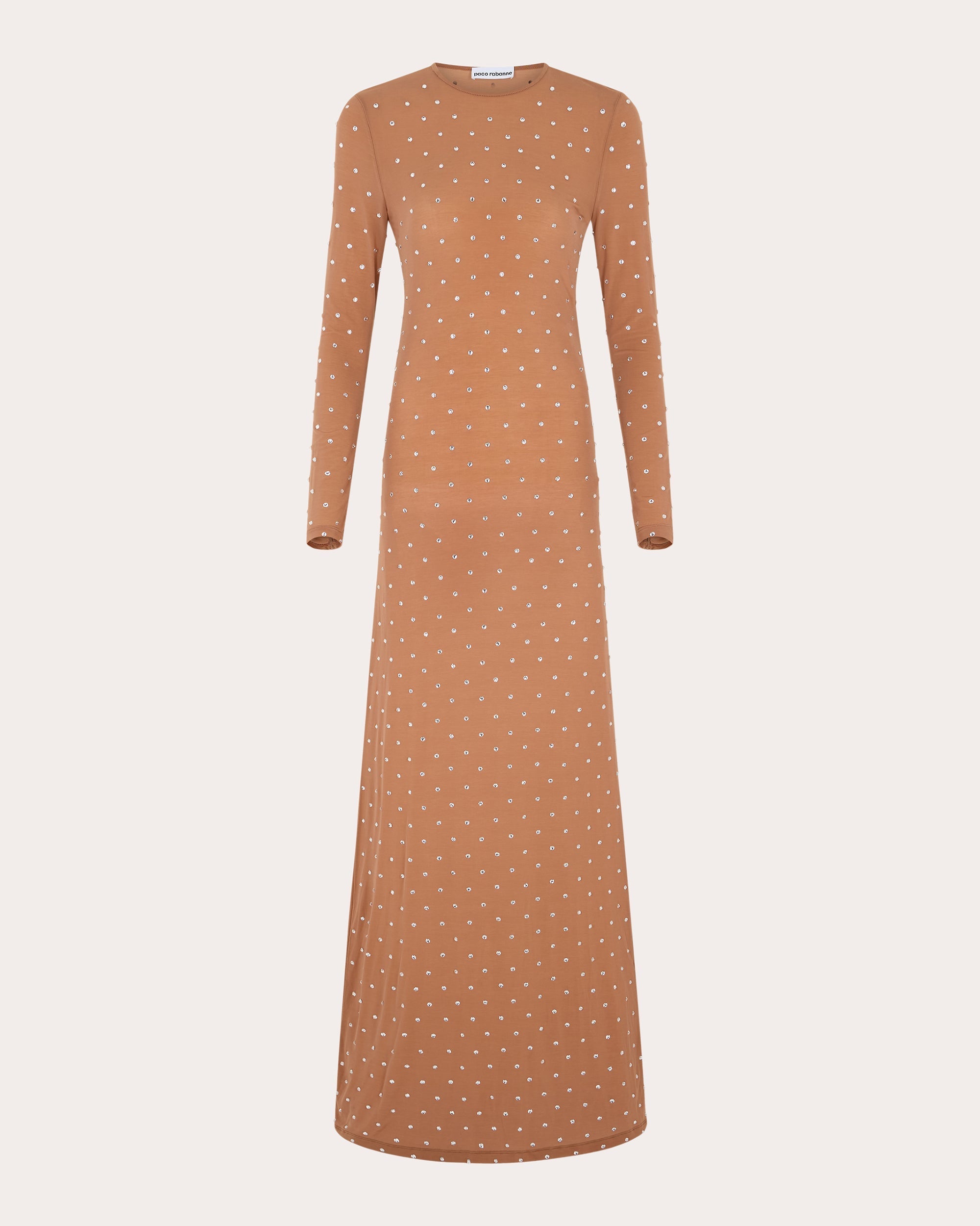Crystal-Embellished Jersey Maxi Dress