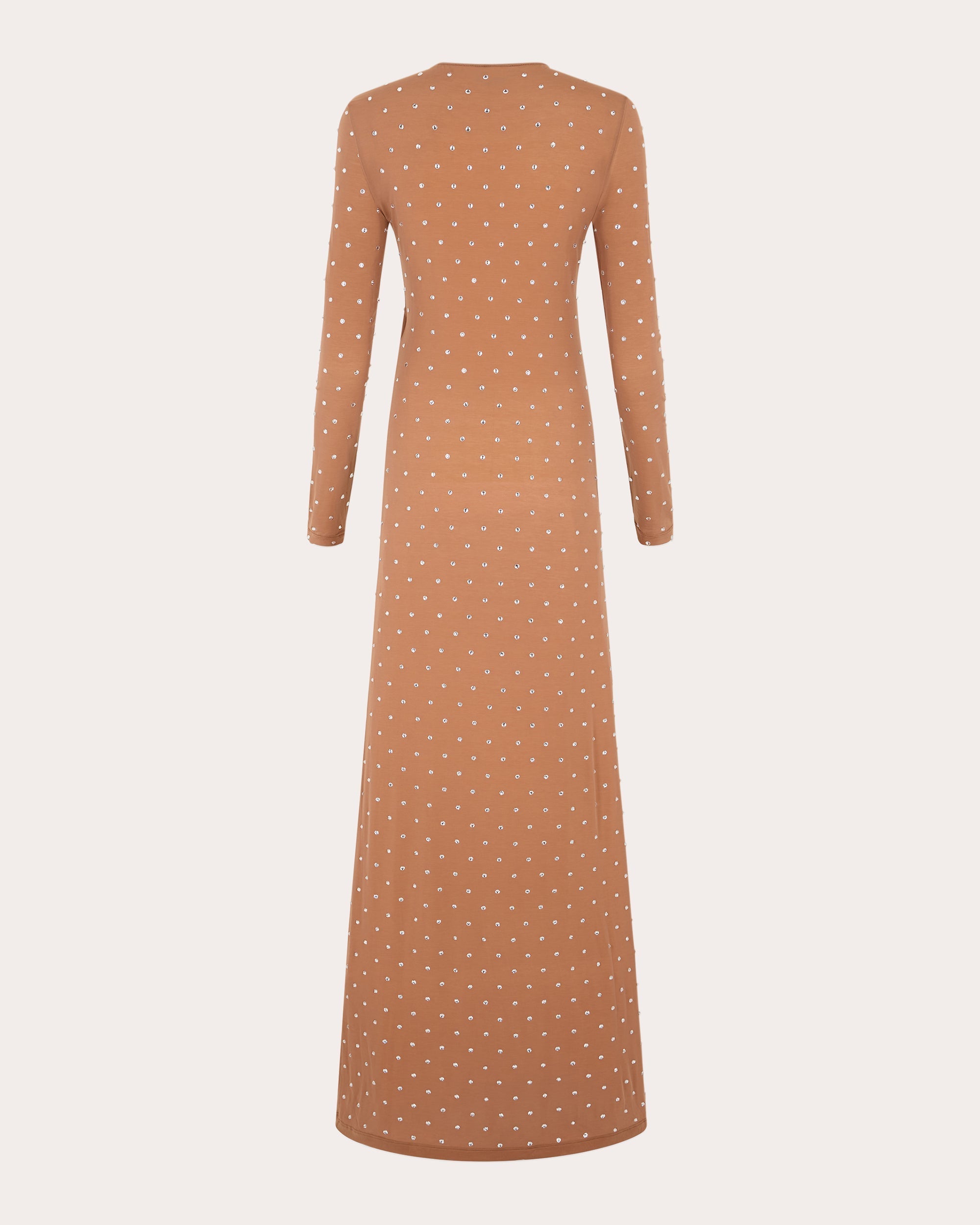 Crystal-Embellished Jersey Maxi Dress