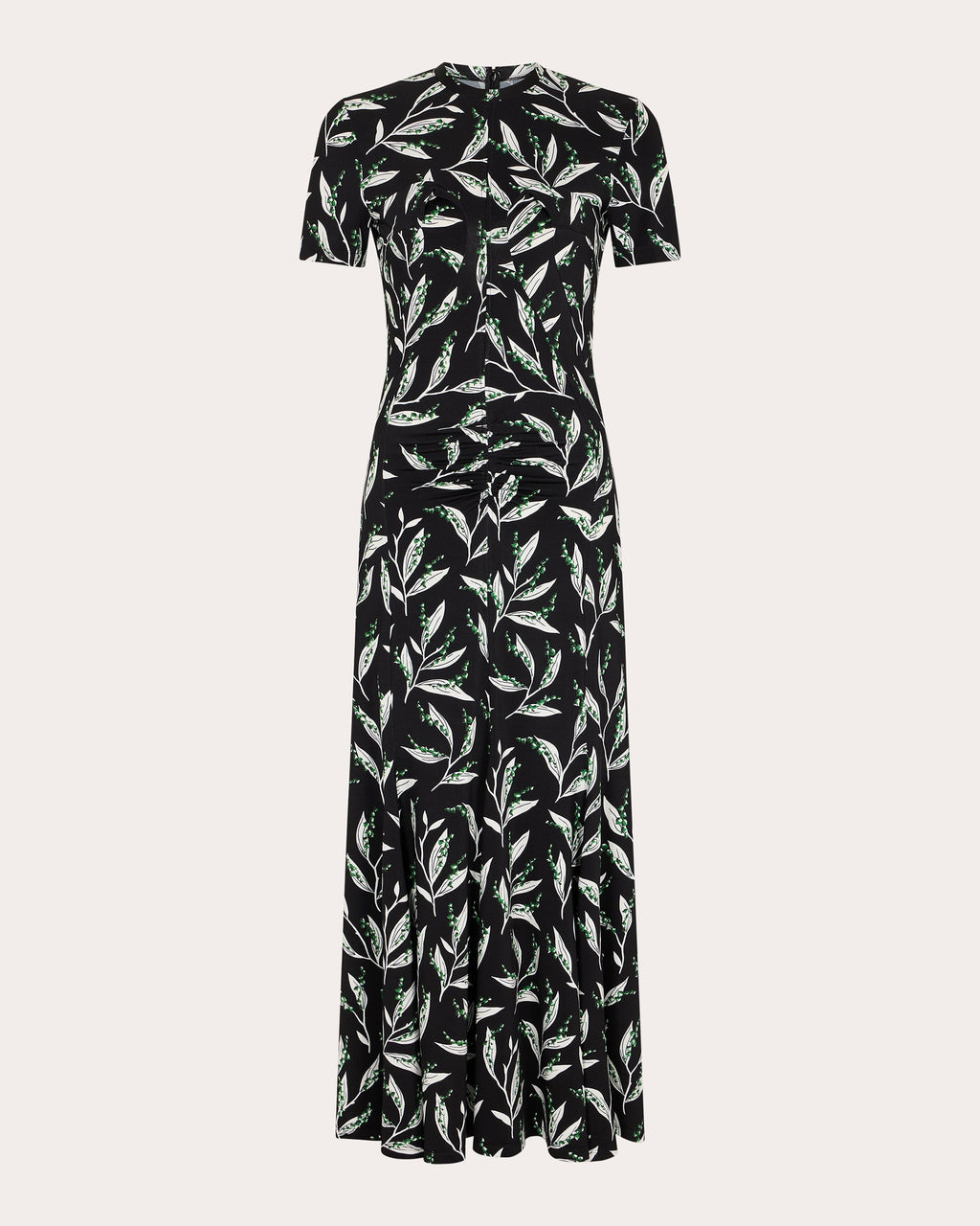 Printed Stretch-Jersey Midi Dress