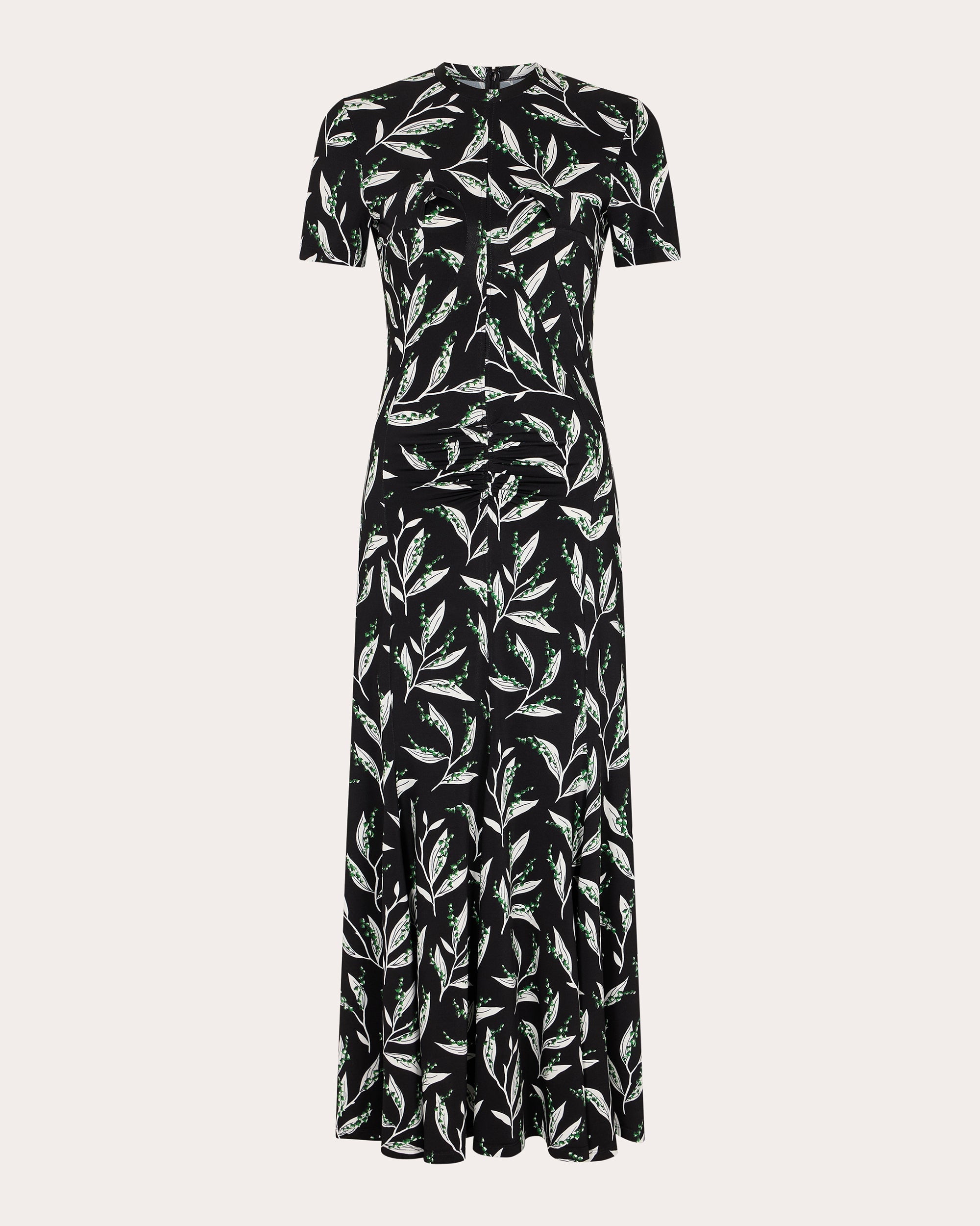 Printed Stretch-Jersey Midi Dress