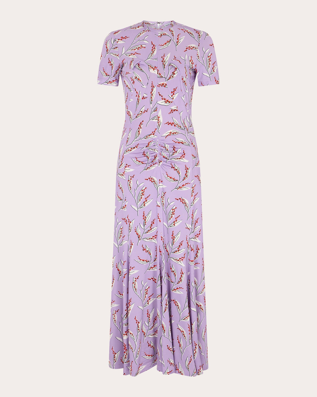 Printed Stretch-Jersey Midi Dress