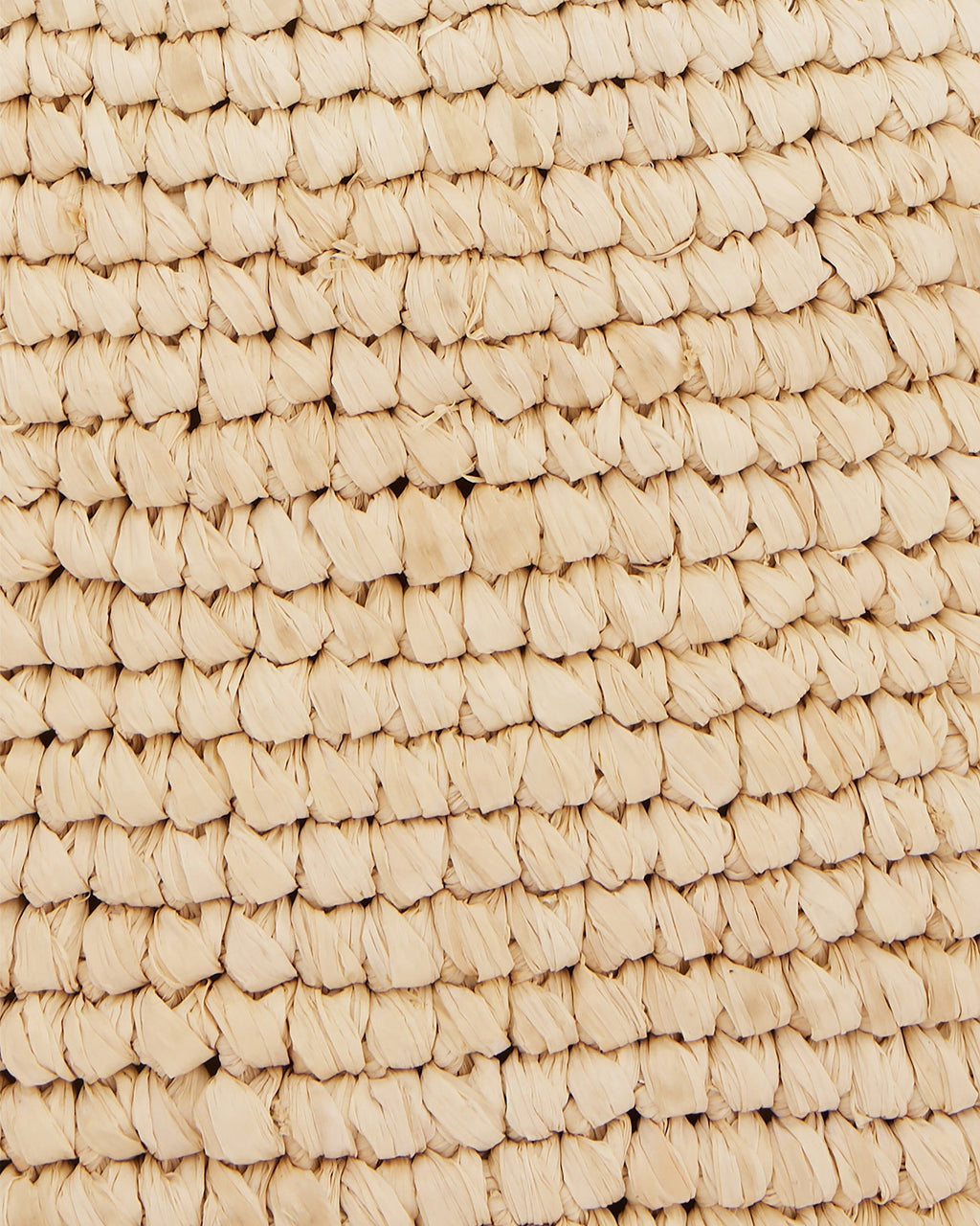 Raffia Logo Basket Tote Bag