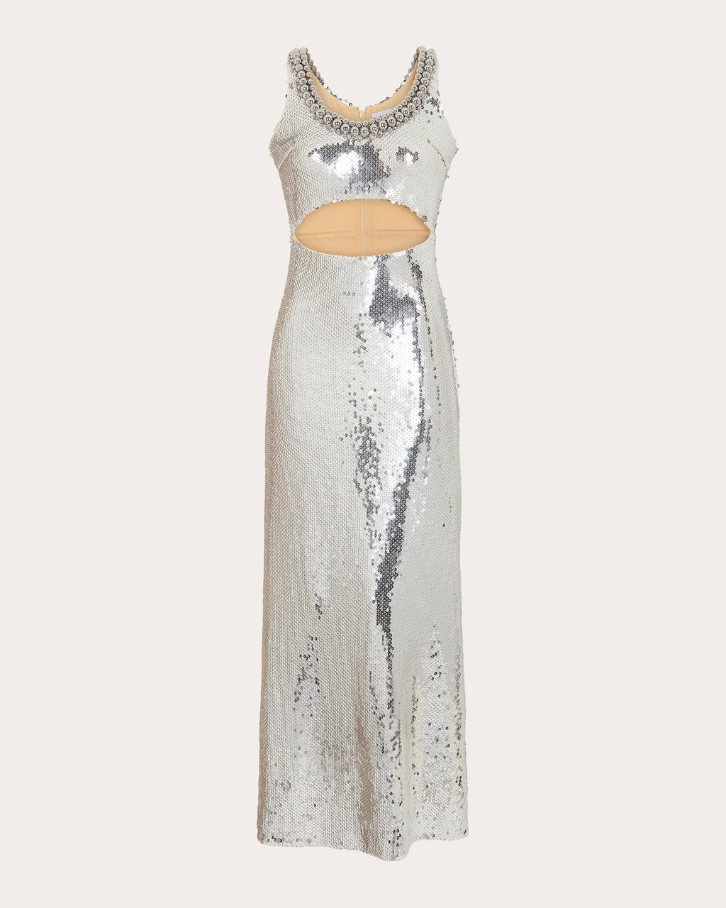 Embellished Cutout Maxi Dress