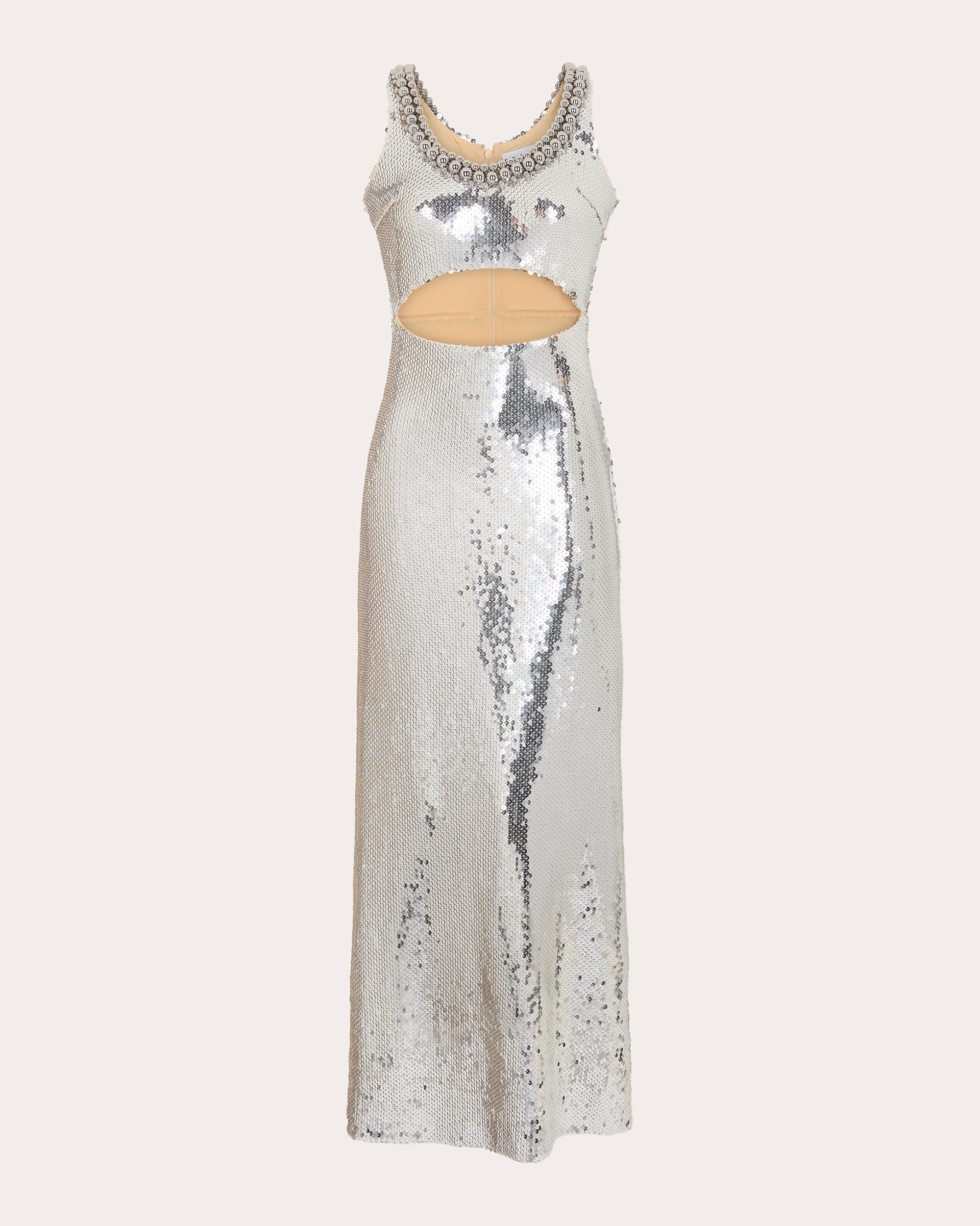 Embellished Cutout Maxi Dress