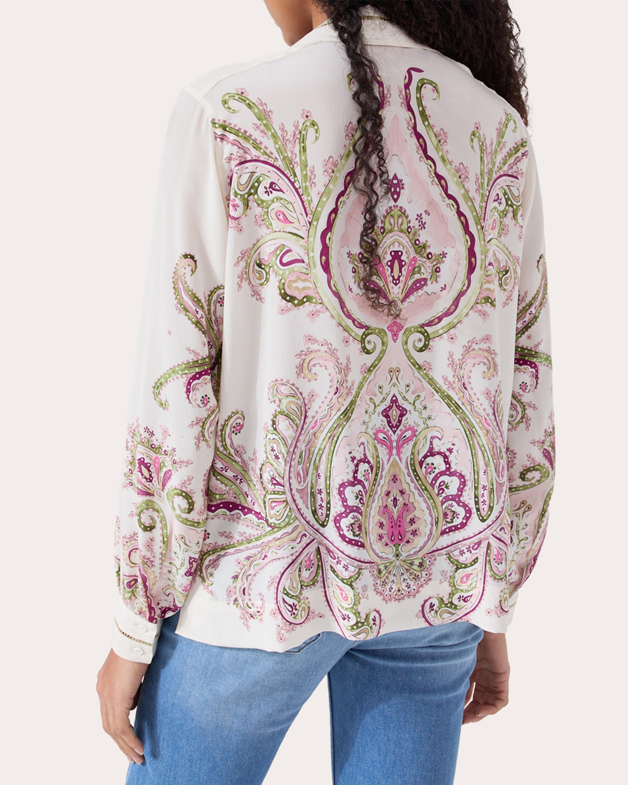 Jimi Printed Silk Shirt
