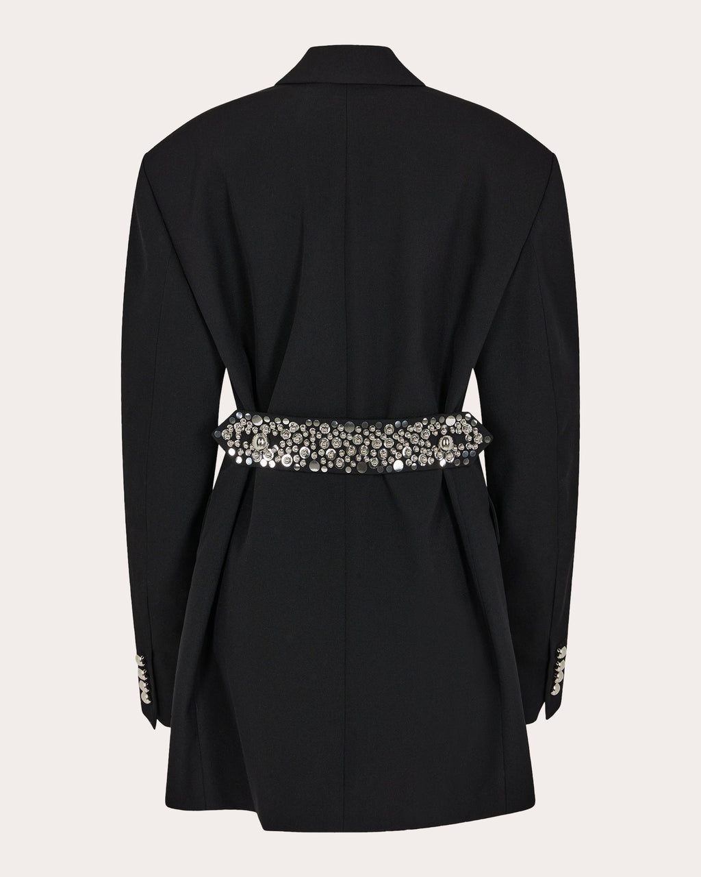 Embellished Wool Blazer