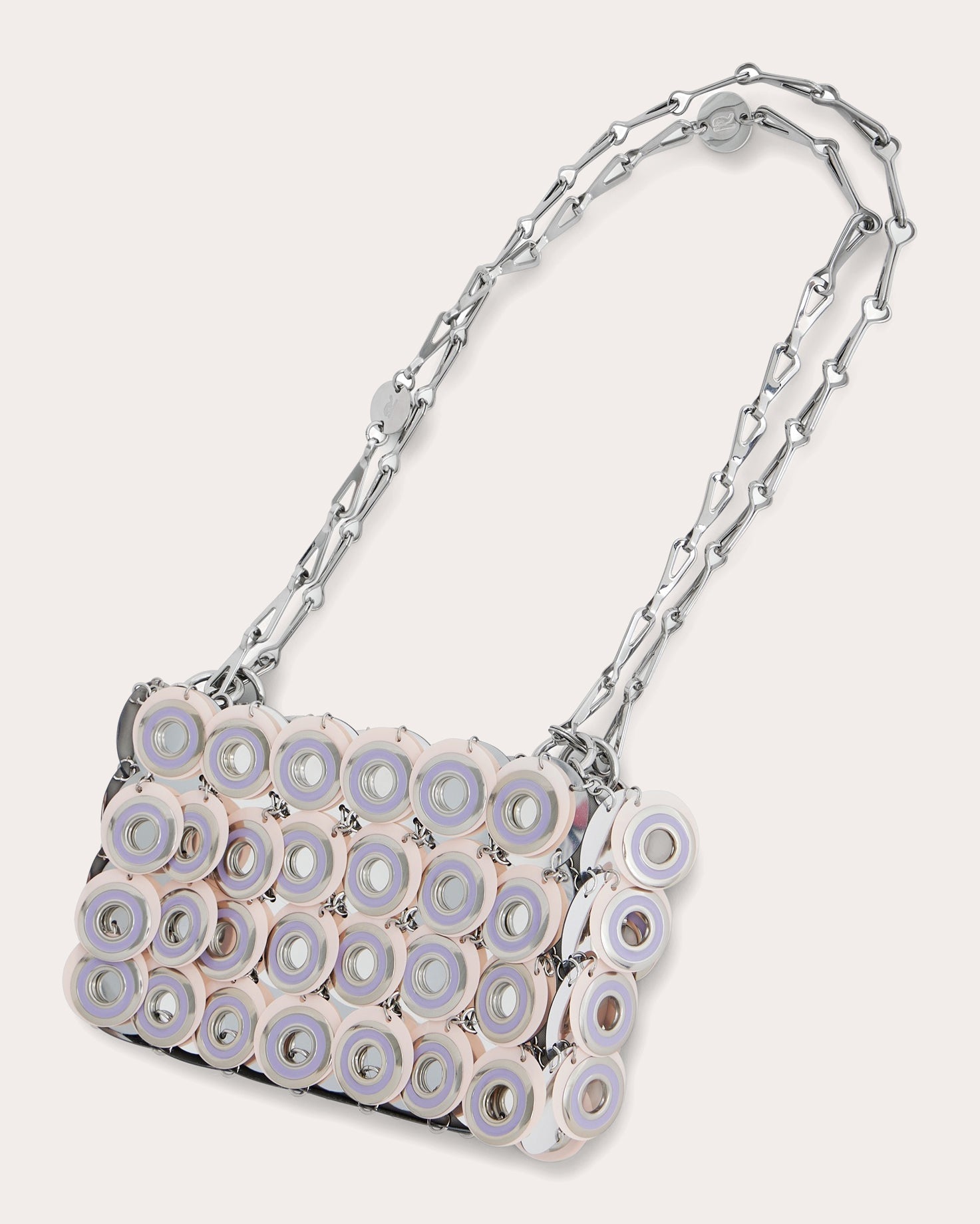 Sparkle Studded Discs Shoulder Bag
