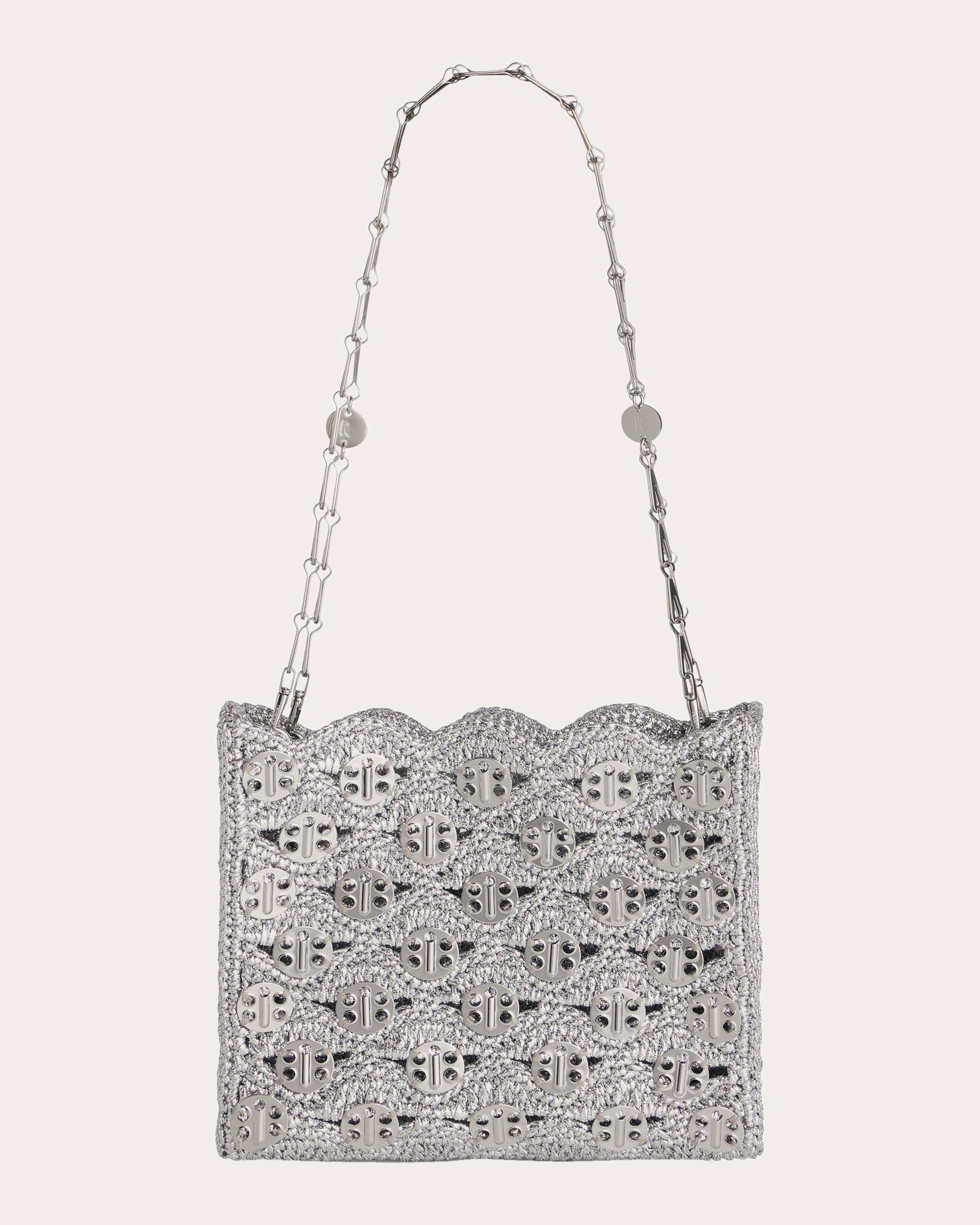 Iconic 1969 Raffia Wave Shoulder Bag