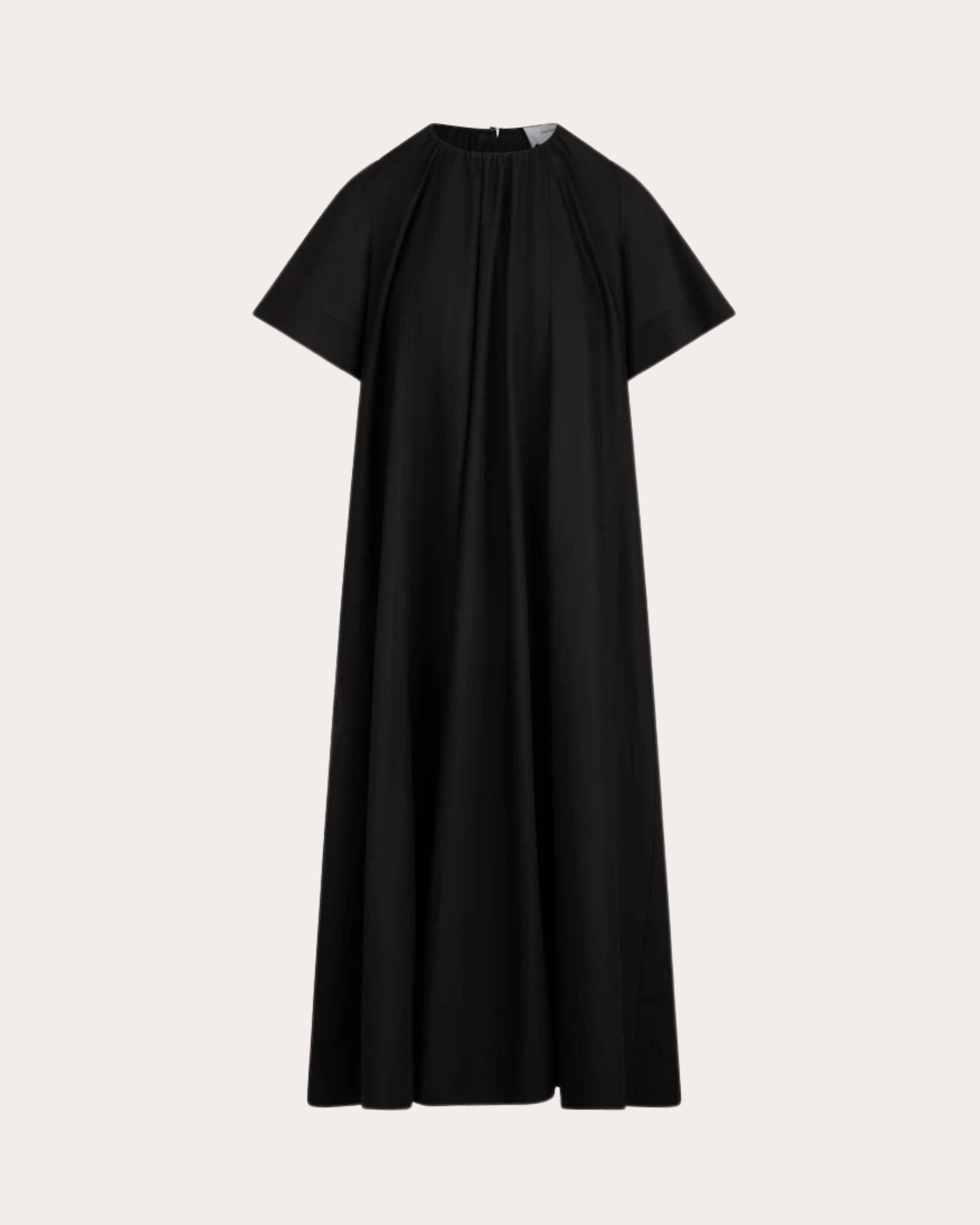 Yume Pleated Cotton Poplin Midi Dress