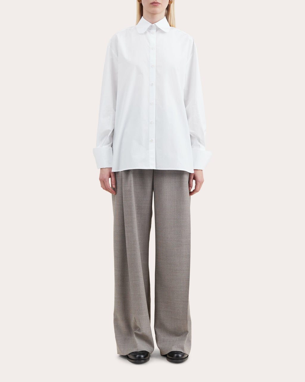 Sevasti Oversized Cotton-Poplin Shirt