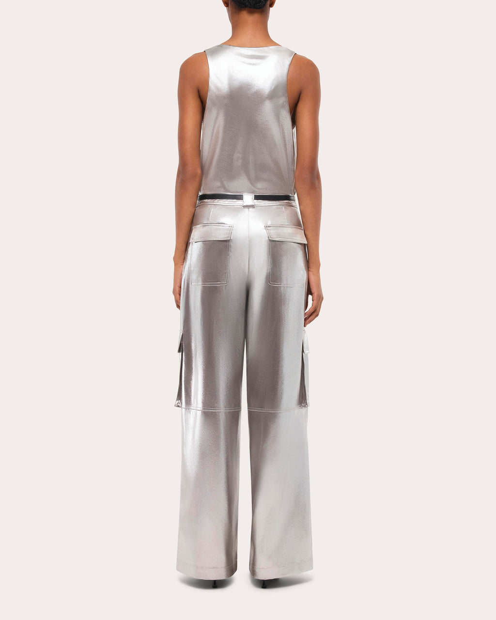 Kamari Metallic Lamé Tank Top