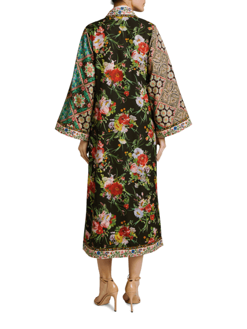 Lynn Side Slit Long Kimono