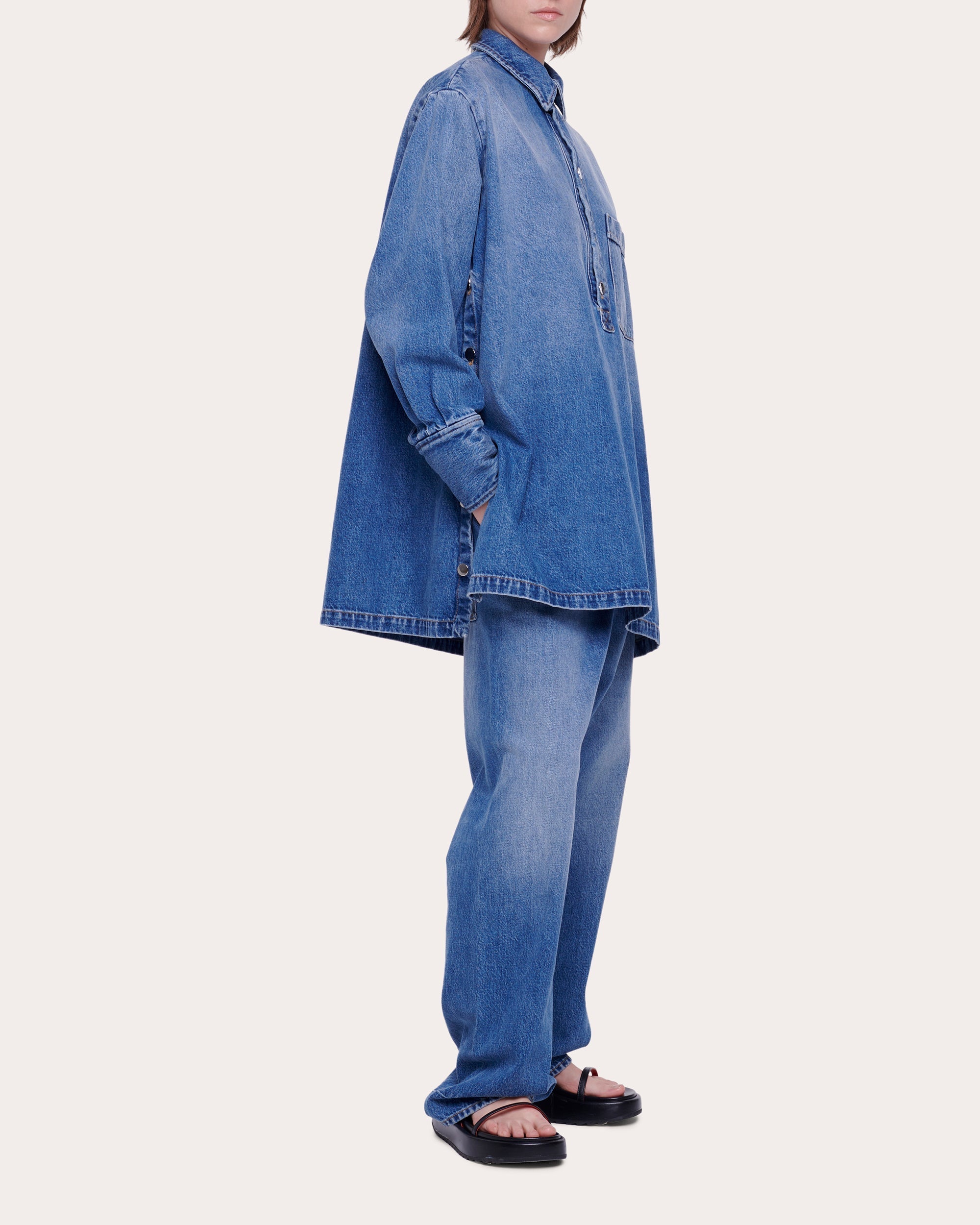 Oversized Denim Shirt