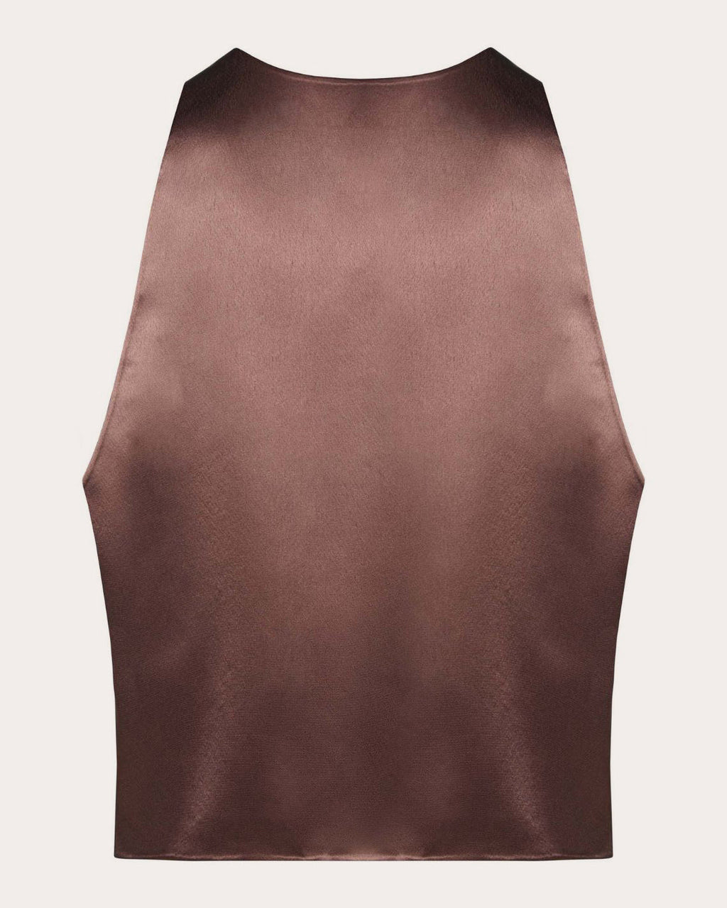 Draped Satin Top