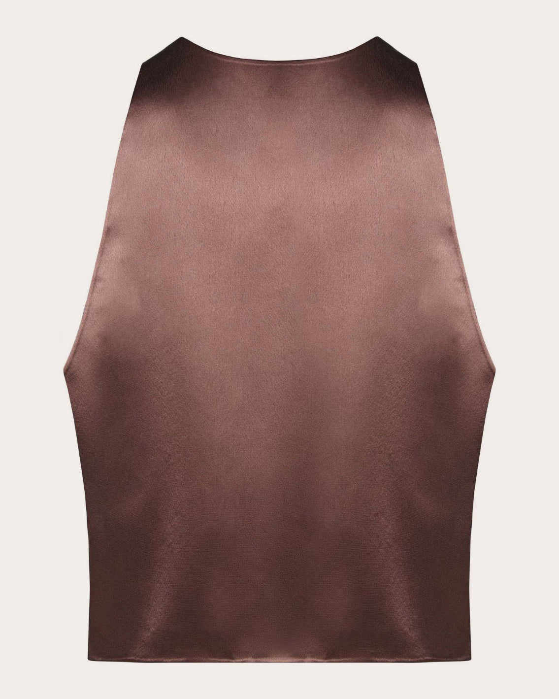 Draped Satin Top