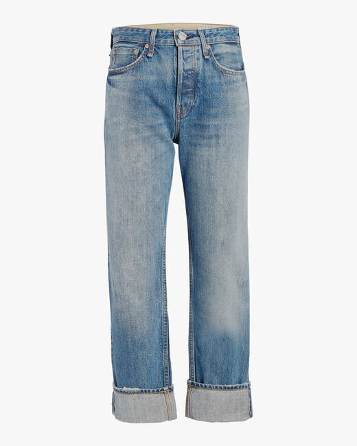 Maya High-Rise Ankle Straight Jeans