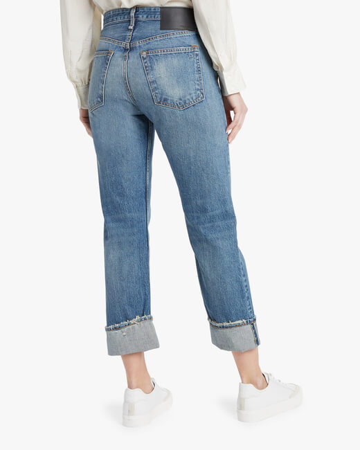 Maya High-Rise Ankle Straight Jeans