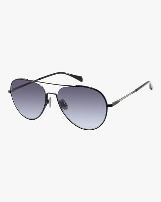 Double-Bridge Aviator Sunglasses