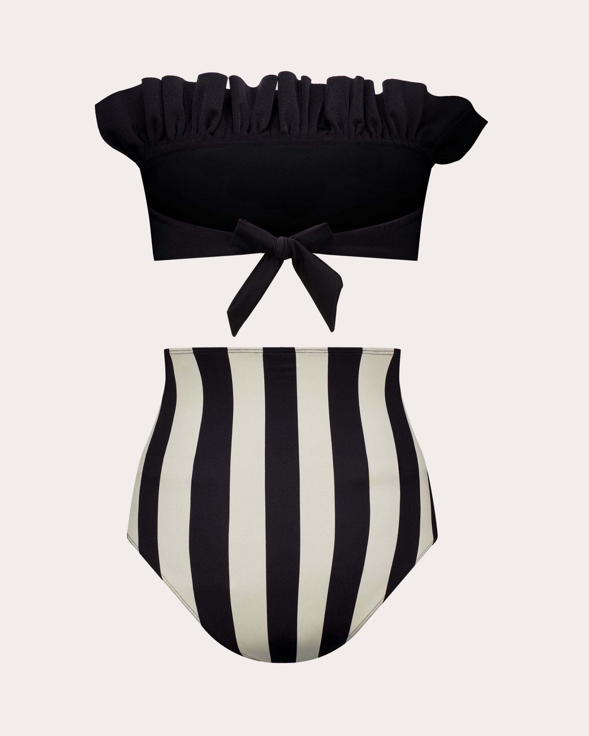 Ara Striped High-Waist Bikini Brief