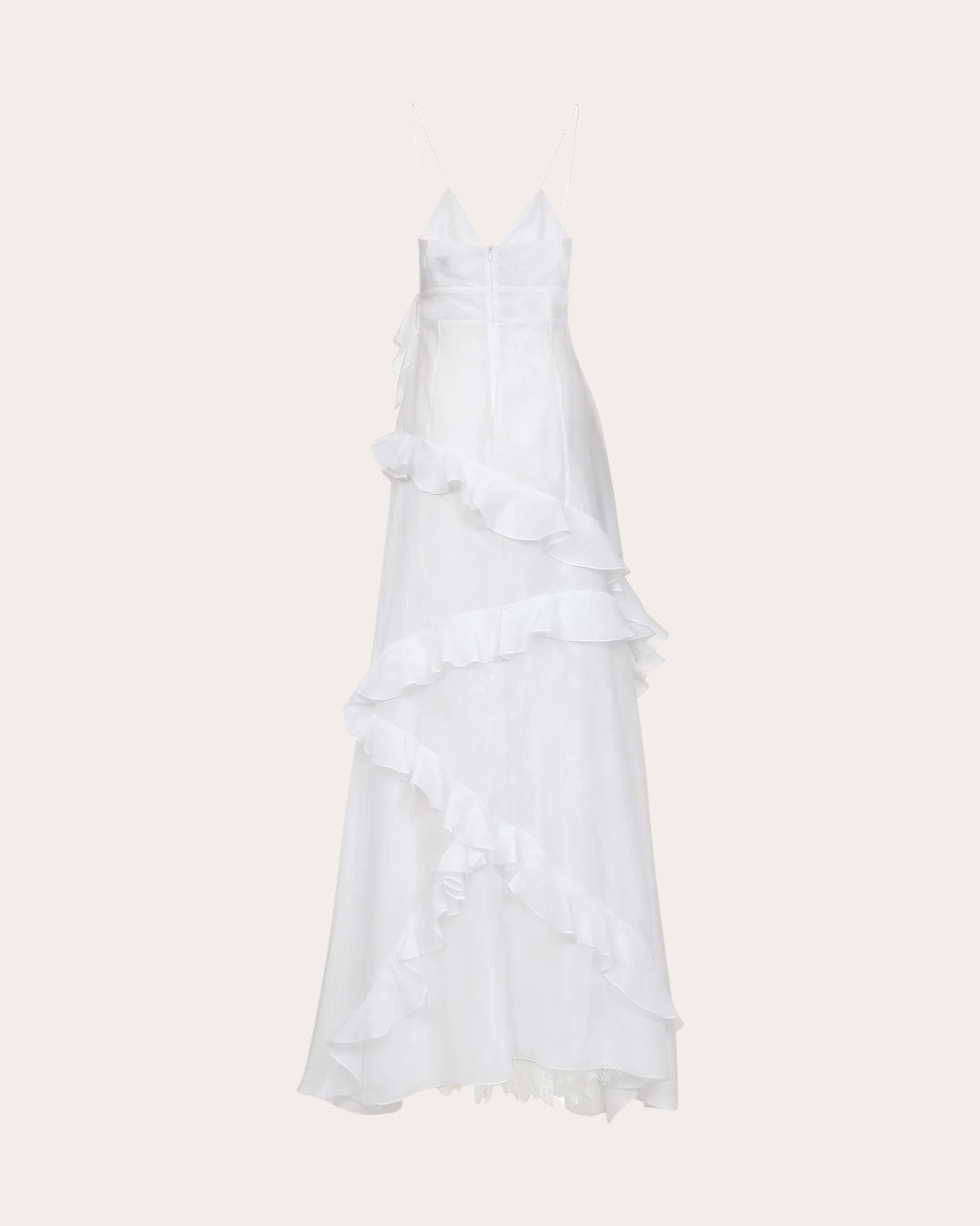 Mattina Ruffle-Trimmed Cotton Gauze Gown