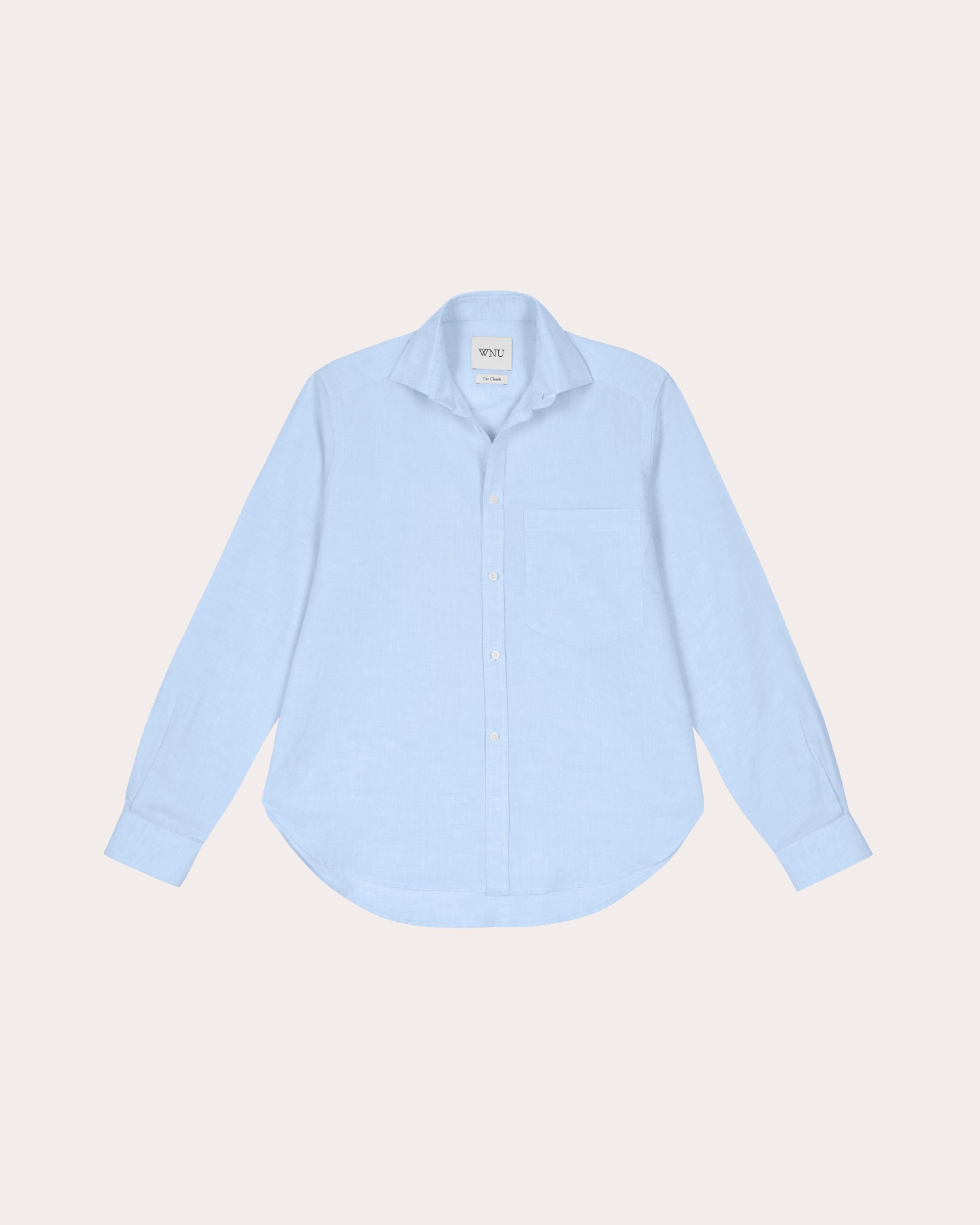 The Classic Woven Cotton-Linen Button-Up Shirt