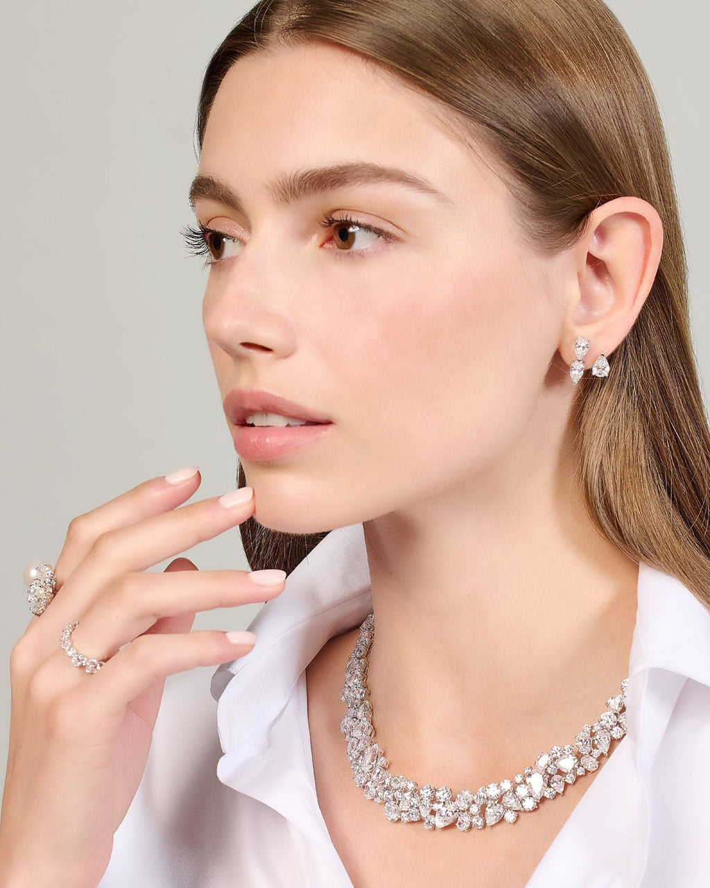 Garden Of Eden 18K Gold and Rhodium Vermeil Lab-Grown Diamond Necklace