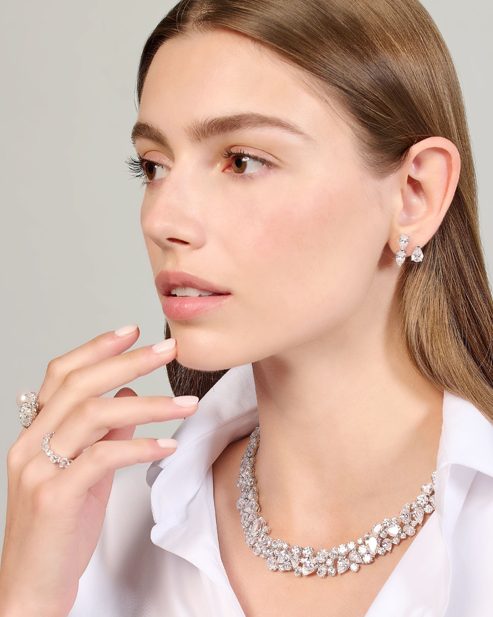 Garden Of Eden 18K Gold and Rhodium Vermeil Lab-Grown Diamond Necklace