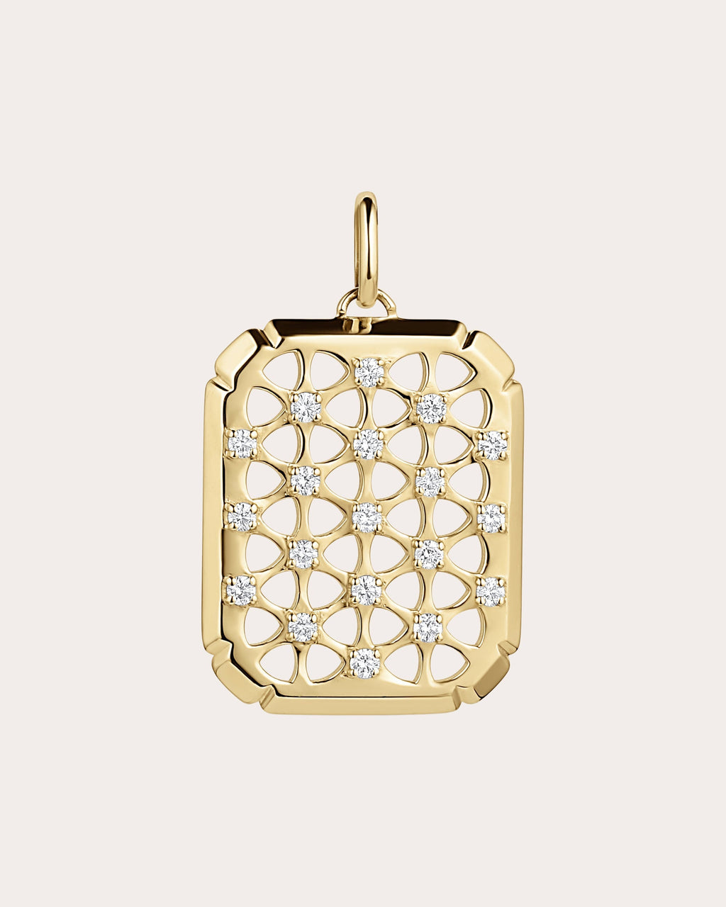 Gate 14K Gold Diamond Pendant