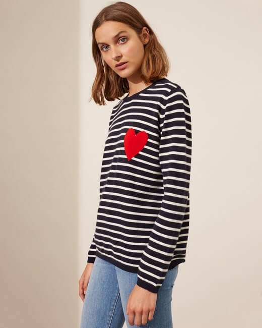 Breton Heart Sweater