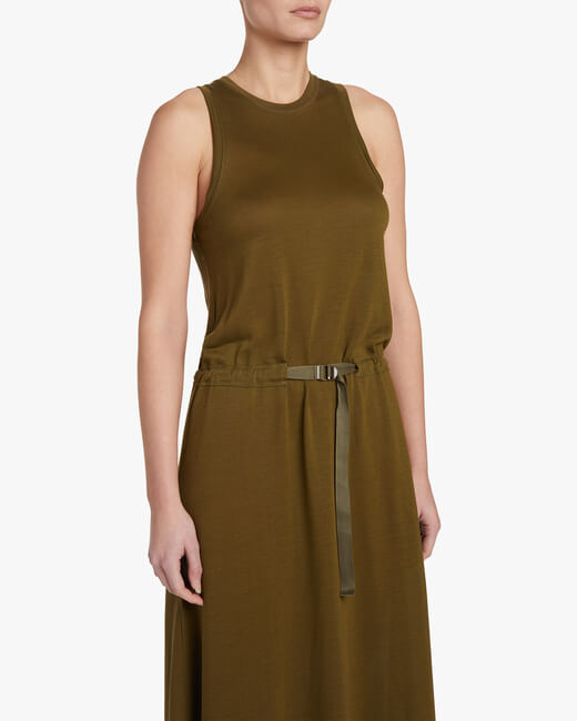 Rower Belted Midi Dress