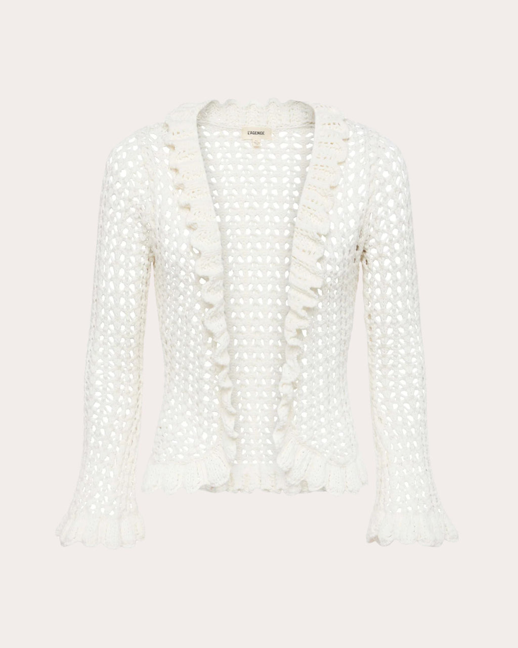 Solaris Open-Stitch Knit Cardigan