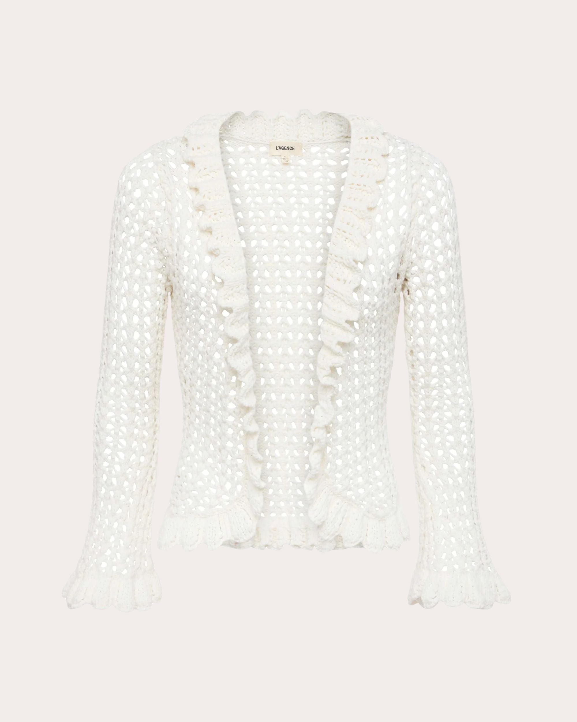 Solaris Open-Stitch Knit Cardigan