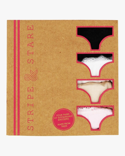 Basics Knickers Box Set 4PK