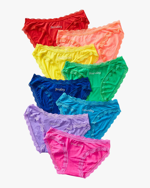 Days of the Week Knickers Box Set 8PK