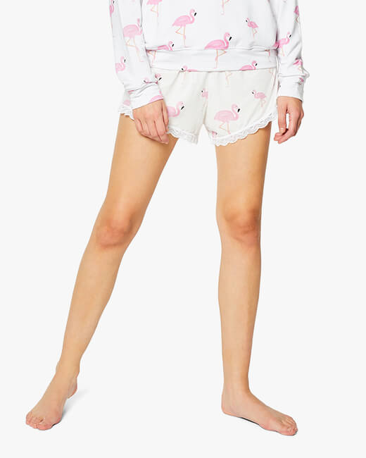 Flamingo Bed Shorts