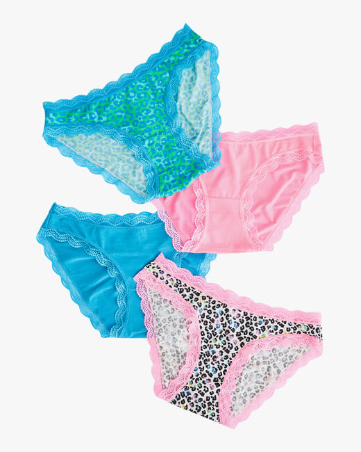 Leopard Knickers Box Set 4PK