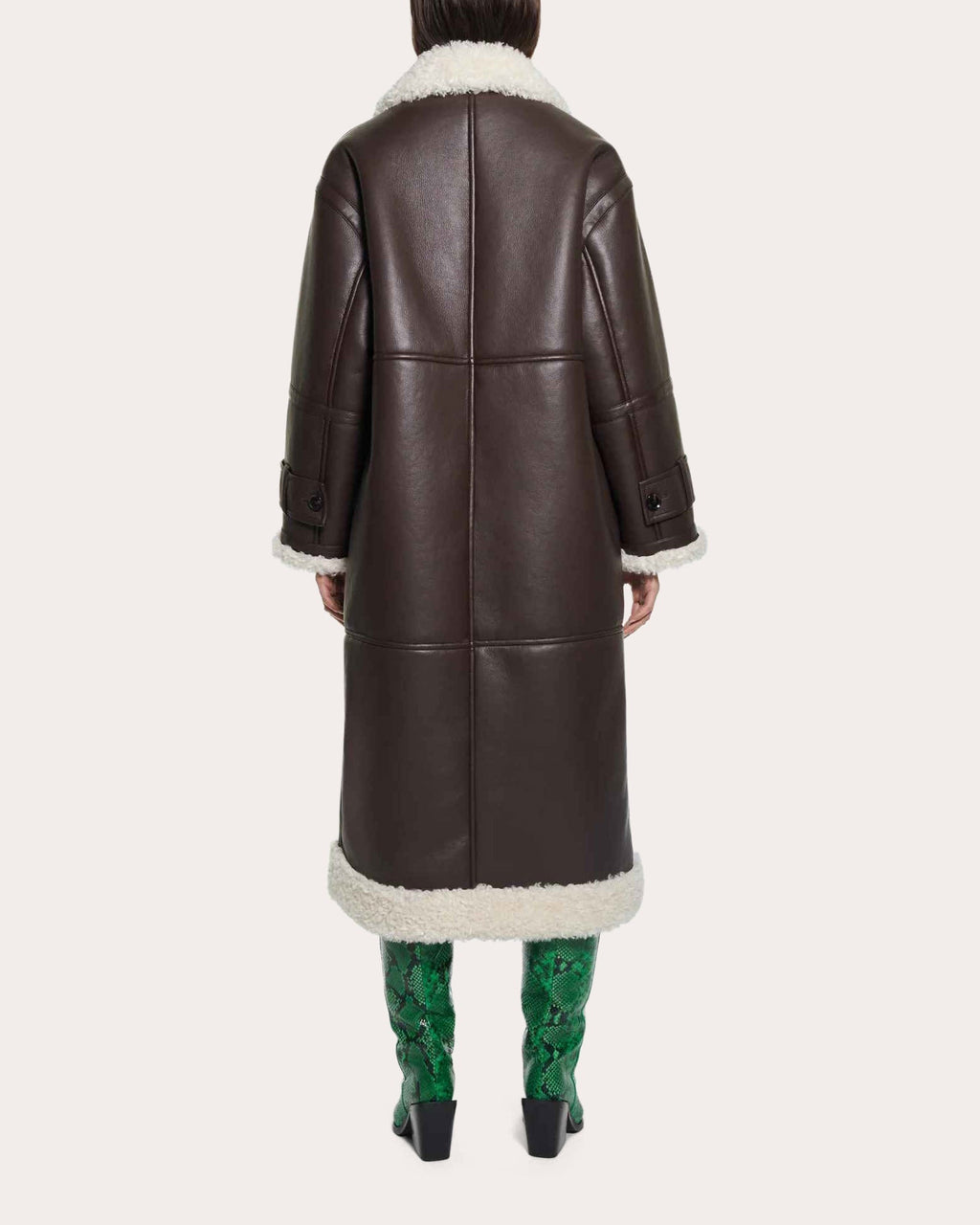 Hayley Faux-Leather Coat
