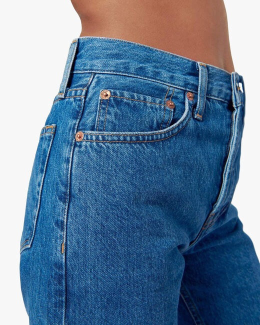 High-Rise Stovepipe Jeans