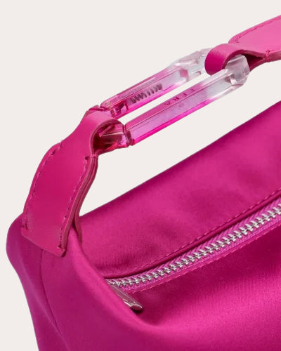 Moon Satin Shoulder Bag
