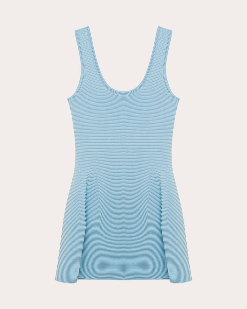 Larina Compact Knit Fit & Flare Mini Dress