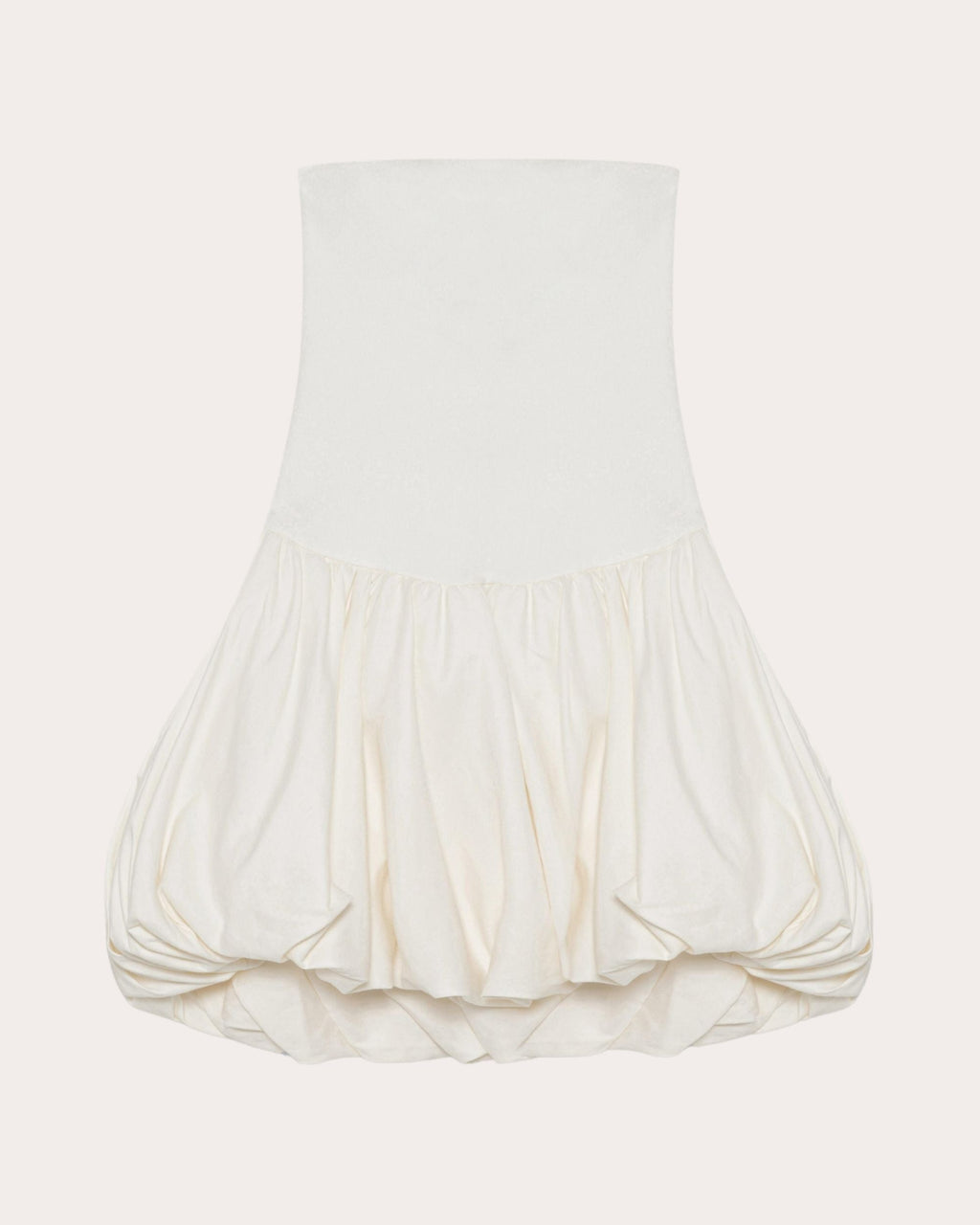 Pollie Knit Bubble Strapless Mini Dress