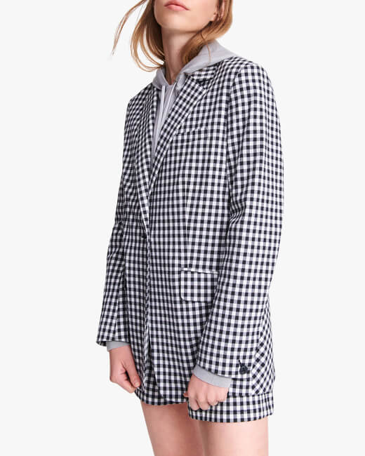 Ames Gingham Blazer