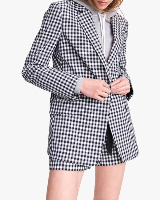Ames Gingham Blazer