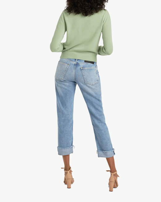 Rosa Mid-Rise Boyfriend Jeans