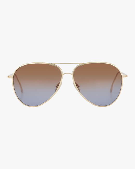 Textured Metal Aviator Sunglasses
