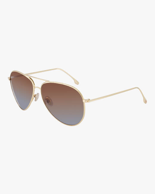 Textured Metal Aviator Sunglasses
