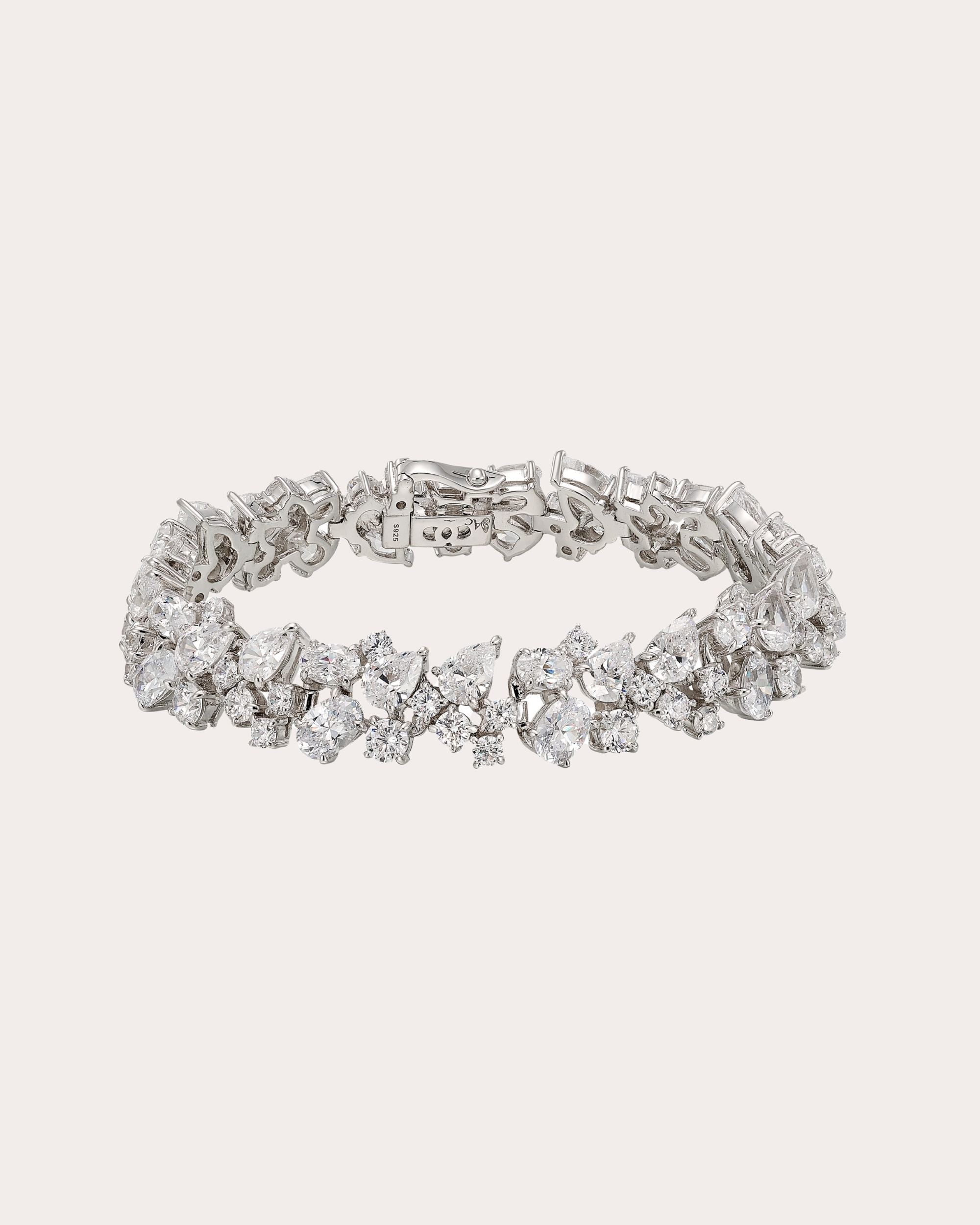 Garden Of Eden 18K Gold and Rhodium Vermeil Lab-Grown Diamond Bracelet