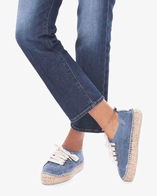 Blue Jeans Sneaker Espadrille