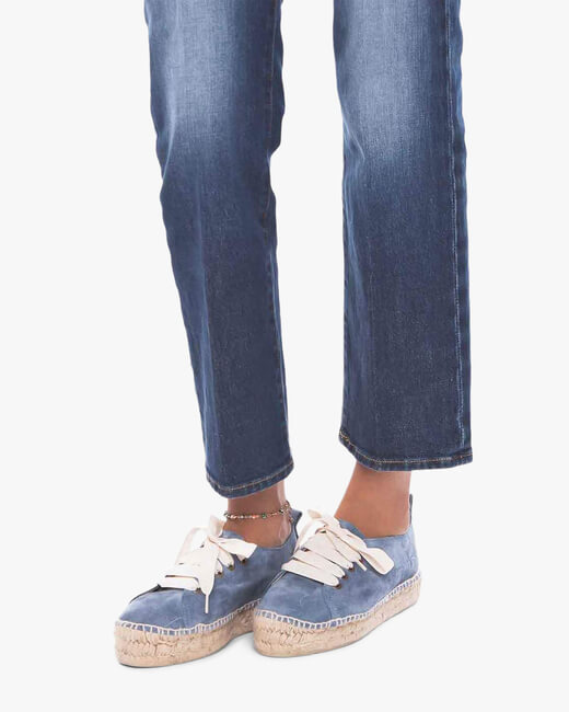Blue Jeans Sneaker Espadrille